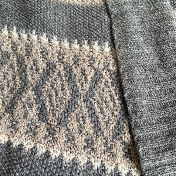 Gap Fair Isle Open Wrap Cardigan Sweater - Picture 6 of 11